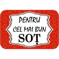 Magnet cartonat rotunjit, Cel mai bun Sot!